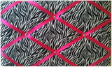 Zebra Hot Pink Notice Board - The Notice Board Store
 - 1