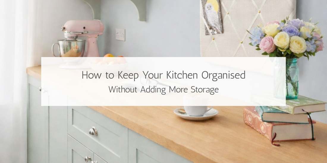 A clear, step-by-step reset system you can apply immediately Real-life examples of everyday kitchen clutter (post, lists, food items, daily tasks)