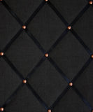 Black & Copper Linen Memo Board - The Notice Board Store - 2