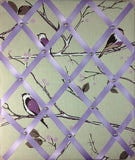 Lilac Tree Birds Notice Board - The Notice Board Store