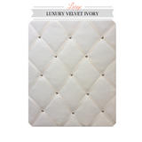 Large Ivory Velvet Memo Board On Trend Colours Organise your home
